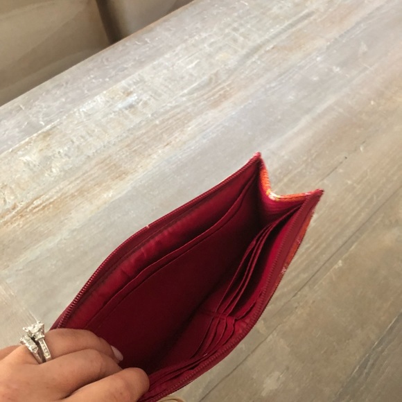 Striped Coach Wristlet Wallet - Picture 3 of 5